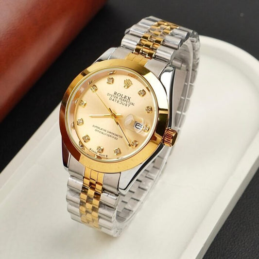 Rolex AAA+ Style Datejust – Gold & Silver Edition | Master Lock • Working Date
