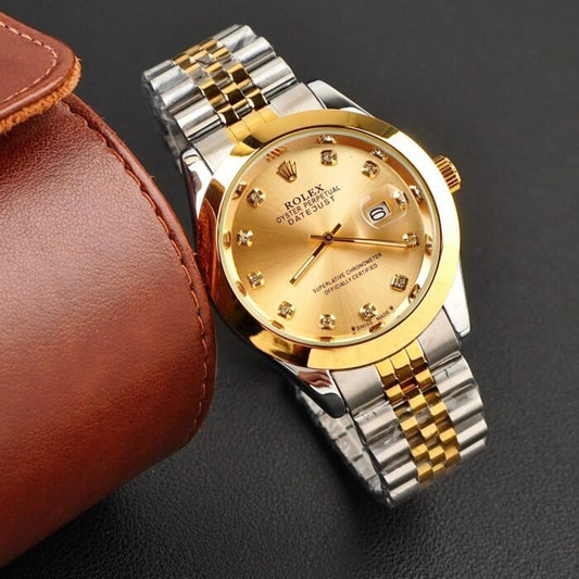 Rolex AAA+ Style Datejust – Gold & Silver Edition | Master Lock • Working Date