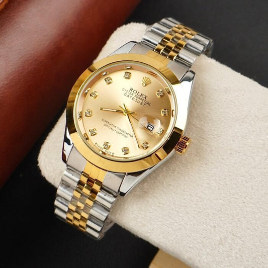 Rolex AAA+ Style Datejust – Gold & Silver Edition | Master Lock • Working Date