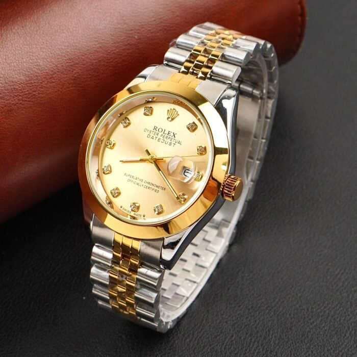 Rolex AAA+ Style Datejust – Gold & Silver Edition | Master Lock • Working Date
